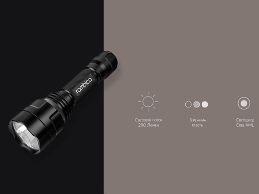 Изображение №8 | Светодиодный фонарь «LED S2» (Черный)