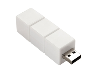 Изображение №2 | USB 2.0- флешка на 2 Гб «Кубик Рубика» 2Gb (белый)