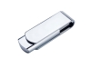 Изображение №2 | USB 2.0- флешка на 4 Гб глянцевая поворотная 4Gb (серебристый/глянец)