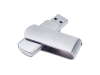 Изображение №1 | USB 3.0- флешка на 16 Гб глянцевая поворотная 16Gb (серебристый/матовый)