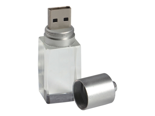 Изображение №2 | USB 2.0- флешка на 16 Гб в виде большого кристалла 16Gb (серебристый)