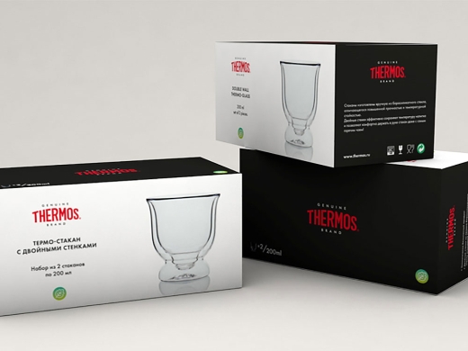 Изображение №3 | Набор стаканов из двойного стекла THERMOS, 200мл 200 мл