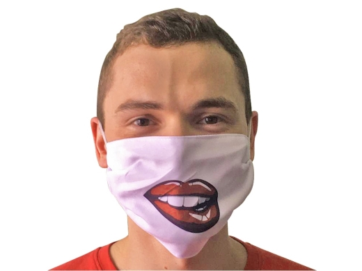 Изображение №8 | Маска для лица многоразовая для сублимации, M-L M-L (белый)