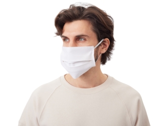 Изображение №1 | Маска для лица многоразовая из хлопка (белый)