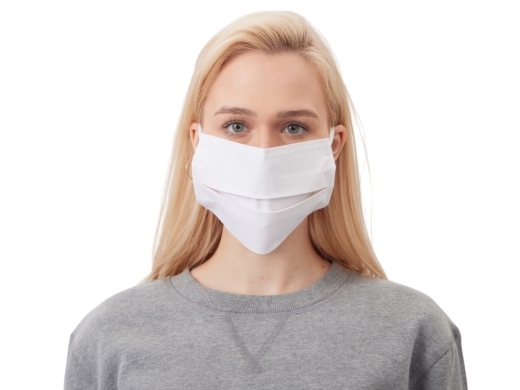 Изображение №4 | Маска для лица многоразовая из хлопка (белый)