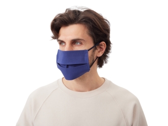 Изображение | Маска для лица многоразовая из хлопка (синий)