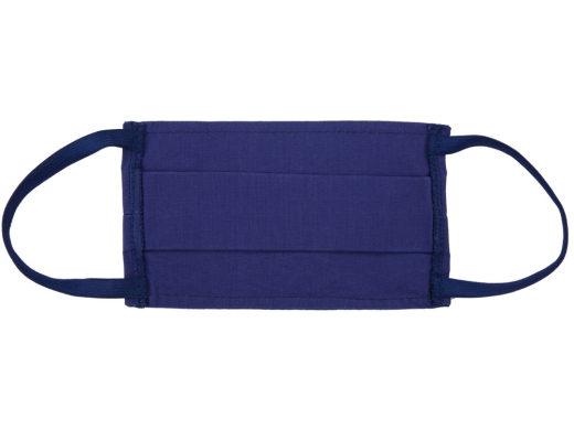 Изображение №7 | Маска для лица многоразовая из хлопка (синий)