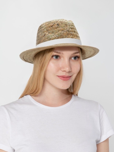 Изображение №5 | Шляпа Daydream, бежевая с белой лентой