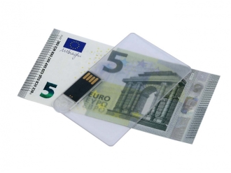 Изображение №3 | USB 2.0- флешка на 8 Гб в виде прозрачной пластиковой карты 8Gb (прозрачный)