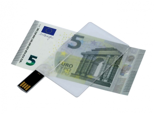 Изображение №2 | USB 2.0- флешка на 8 Гб в виде прозрачной пластиковой карты 8Gb (прозрачный)