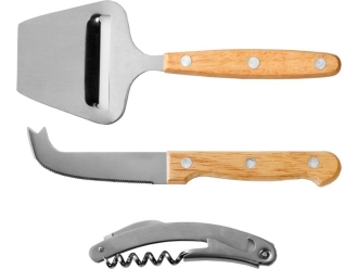 Изображение №2 | Подарочный набор для вина и сыра «Reze» (натуральный/серебристый)