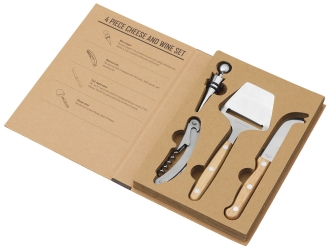 Изображение №4 | Подарочный набор для вина и сыра «Reze» (натуральный/серебристый)