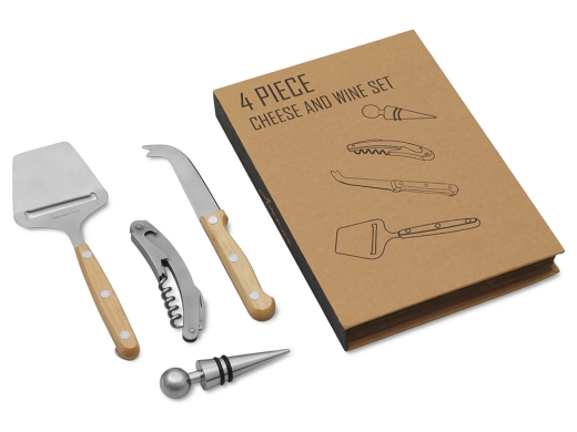 Изображение №1 | Подарочный набор для вина и сыра «Reze» (натуральный/серебристый)