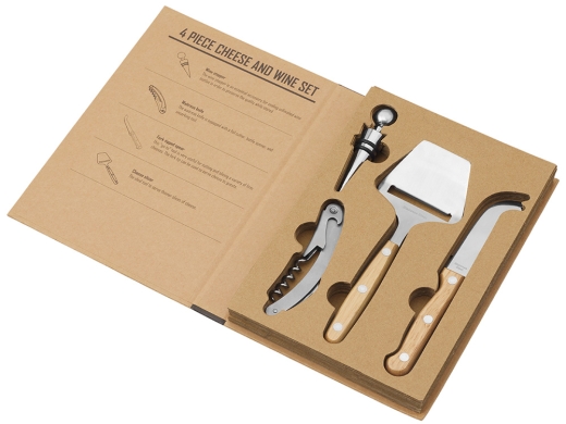 Изображение №4 | Подарочный набор для вина и сыра «Reze» (натуральный/серебристый)