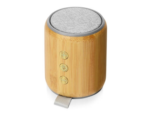 Изображение №2 | Портативная колонка из бамбука «Bongo» (натуральный/серый)