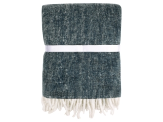 Изображение №5 | Плед «Warmy» с шерстью (темно-синий)