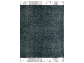 Изображение №6 | Плед «Warmy» с шерстью (темно-синий)