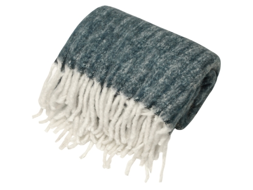 Изображение №2 | Плед «Warmy» с шерстью (темно-синий)