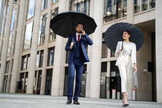 Изображение №6 | Зонт-трость Lui, черный