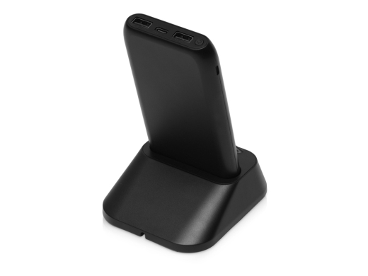 Изображение №5 | Беспроводное портативное зарядное устройство с зарядной станцией «UnIQ», 10000 mAh (черный)