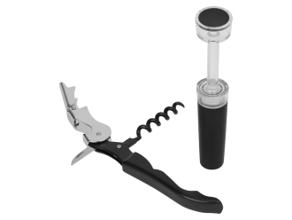 Изображение №3 | Набор аксессуаров для вина «Malbec» (черный)