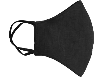 Изображение №6 | Маска для лица многоразовая из хлопка, анатомической формы (черный)