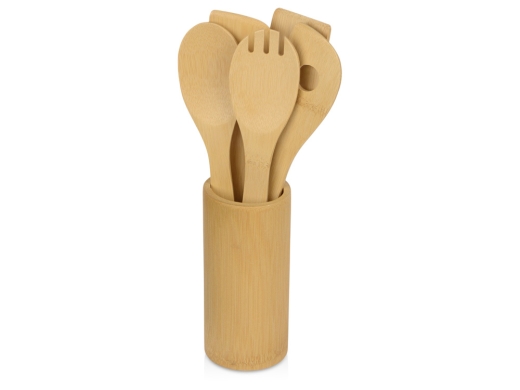 Изображение №1 | Набор кухонных принадлежностей из бамбука 6в1 «Bestie» (натуральный)