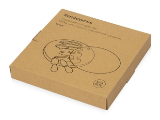 Изображение №13 | Набор для сыра и вина со стеклянной крышкой «Rendezvous» (ножи- натуральный/серебристый, коробка- натуральный/прозрачный)