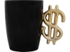 Изображение №2 | Кружка «Доллар» (черный/золотистый)