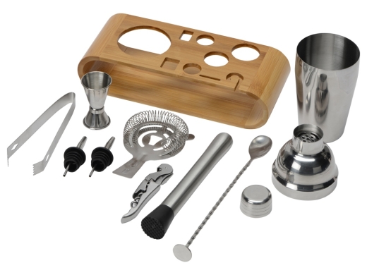 Изображение №2 | Набор для приготовления коктейлей «Bartender» (серебристый, светло-коричневый)
