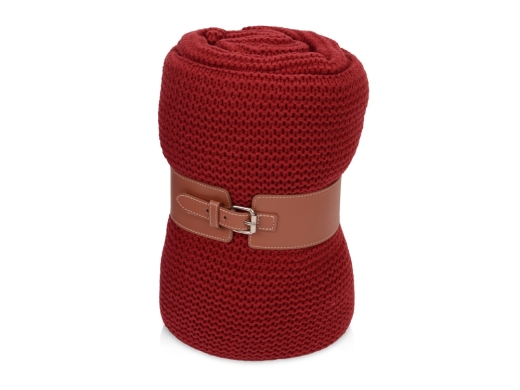 Изображение №1 | Плед акриловый «Chain» (бордовый, коричневый)