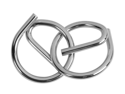 Изображение №2 | Металлическая головоломка в мешочке «Mind-teaser» (серебристый)