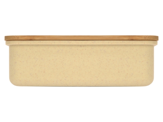 Изображение №5 | Ланч-бокс «Lunch» из пшеничного волокна с бамбуковой крышкой (бежевый)