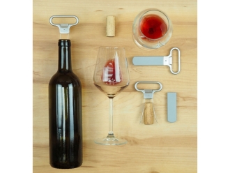 Изображение №5 | Откупориватель винных пробок Lamas (серебристый/серый)