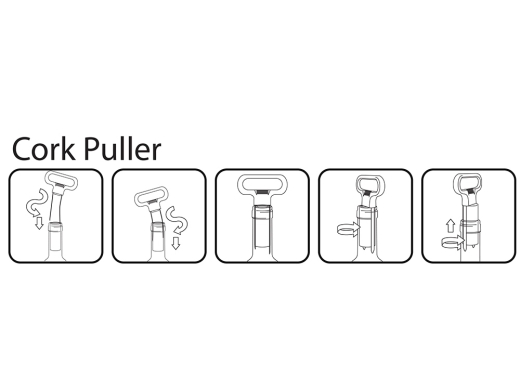 Изображение №10 | Откупориватель винных пробок Lamas (серебристый/серый)