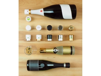 Изображение №2 | Пробка для шампанского «Giro» (белый/золотистый)