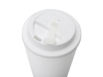 Изображение №3 | Пластиковый стакан с двойными стенками «Take away» (белый)