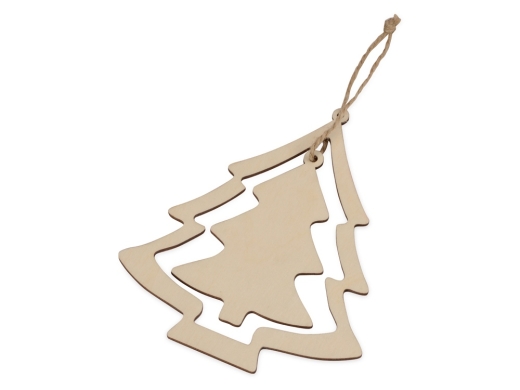 Изображение №2 | Подвеска «Две ёлочки» (натуральный)