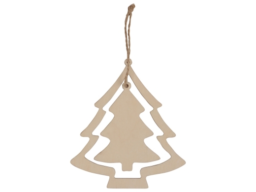 Изображение №3 | Подвеска «Две ёлочки» (натуральный)