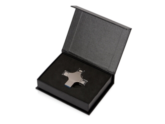 Изображение №10 | USB-флешка 3.0 на 32 Гб 4-в-1 «Ultra» в подарочной коробке 32Gb (серебристый)