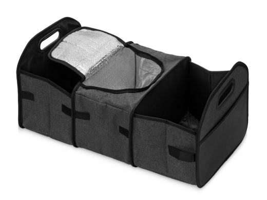 Изображение №5 | Органайзер автомобильный складной «Harmony» с холодильником (темно-серый/черный)