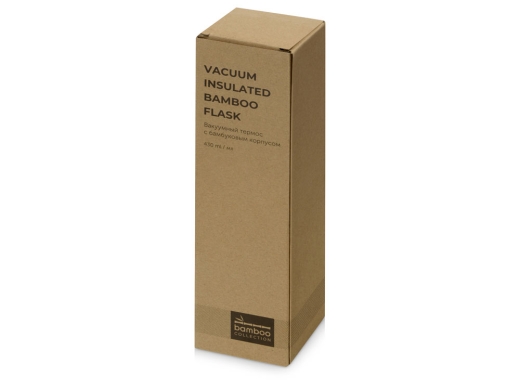 Изображение №9 | Вакуумный термос из бамбука «Ямал Bamboo» (натуральный, серебристый)