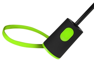 Изображение №6 | Зонт складной «Motley» с цветными спицами (черный/зеленое яблоко)