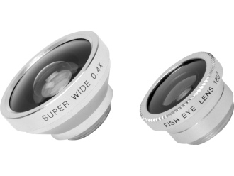 Изображение №1 | Набор линз для смартфона «Vision» (черный, серебристый)