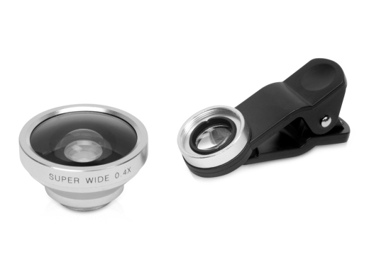 Изображение №5 | Набор линз для смартфона «Vision» (черный, серебристый)