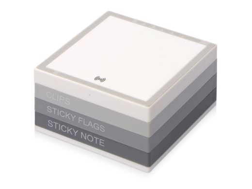 Изображение №1 | Настольный органайзер «Chaos» с функцией беспроводной зарядки (белый)