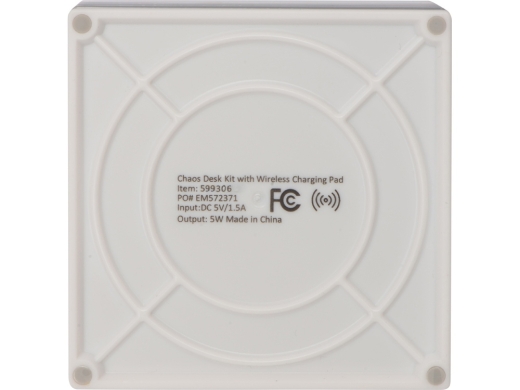 Изображение №13 | Настольный органайзер «Chaos» с функцией беспроводной зарядки (белый)