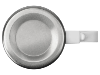 Изображение №4 | Стальная кружка с двойными стенками «Climber» (серебристый/белый)