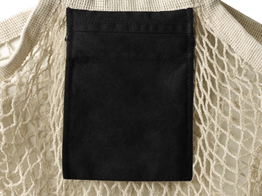 Изображение №6 | Сумка-авоська для шопинга «Mesh» хлопковая (натуральный/черный)