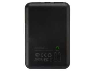 Изображение №4 | Внешний аккумулятор из rPET «Reborn», 5000 mAh (серый)